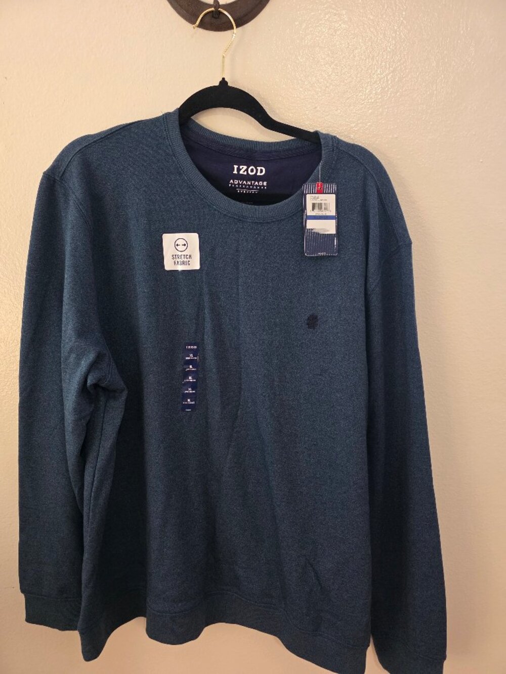 IZOD Men's Advantage Performance Stretch Sweatshirt NWT XL